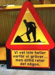 Rolig skylt